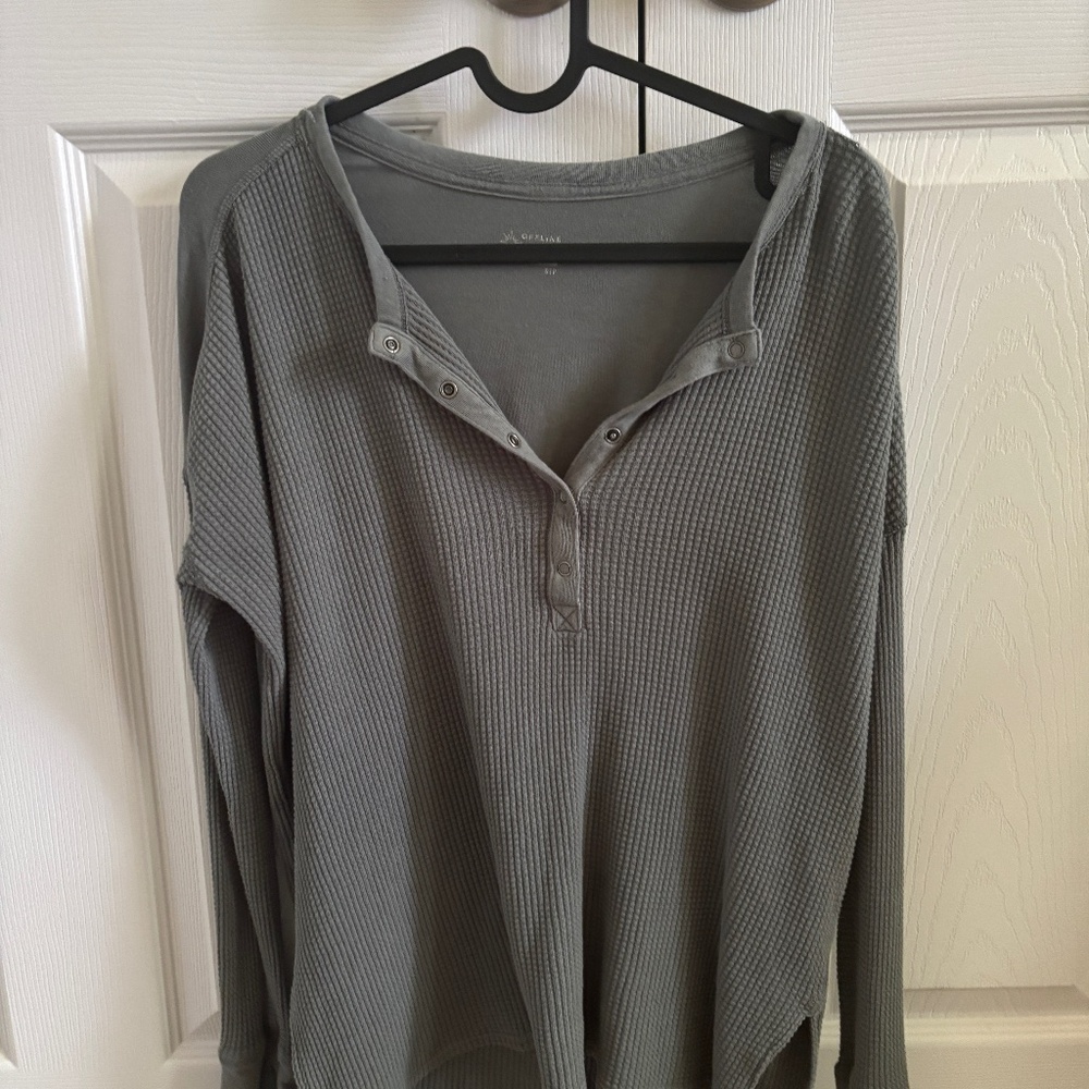 Aerie Henley Long Sleeve
